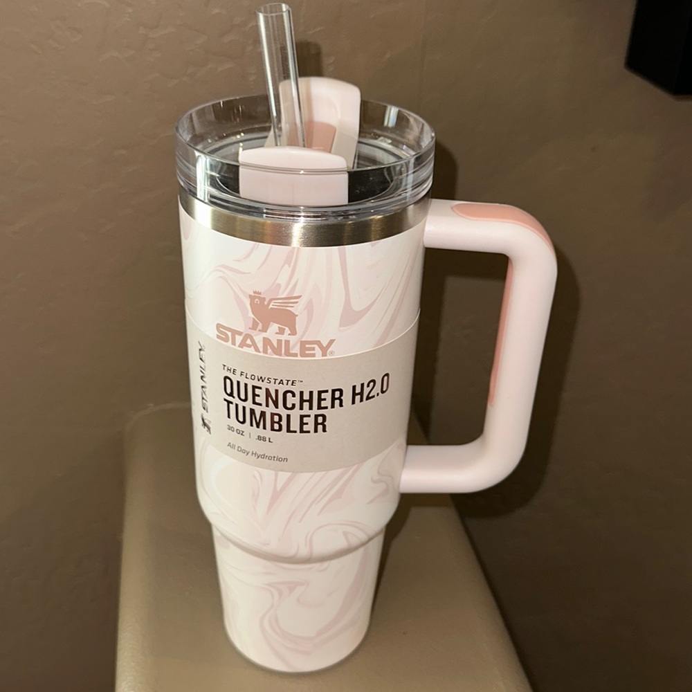 SOLD - Stanley 30 oz. Adventure Series Travel Quencher - color: Rose Swirl